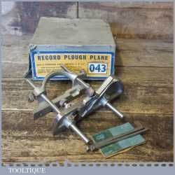 Vintage Record No: 043 Plough Plane 3 Cutters- Fully Refurbished
