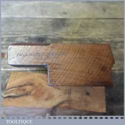Vintage A Mathieson & Son ¼” Sash Ovolo Moulding Plane - Good Condition