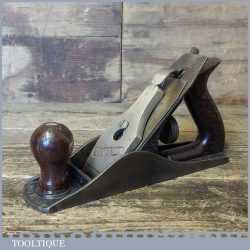 Scarce vintage A. Mathieson & Son No: 4 smoothing plane with its original iron with rosewood handle