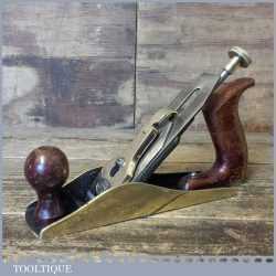 Vintage GTL No: 4 Brass Bodied Smoothing Plane Norris Style Adjuster - Refurbished