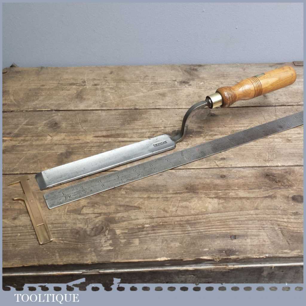 Vintage Forged 1 1/4” Steel Paring Chisel By Stormont of Sheffield