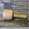 Nice Beechwood 4” Wide Head Woodcarving Mallet Ash Handle Unused