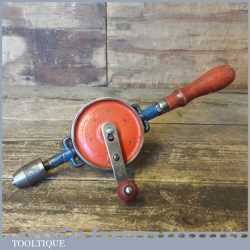 Vintage MC Wooding Keen USA Double Pinion Egg Beater Hand Drill - Good Condition