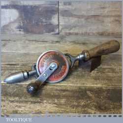 Vintage Stanley Single Pinion Egg Beater Hand Drill - Good Condition