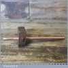 Vintage Mahogany Brass Marking Gauge Copper Stem - Good Condition