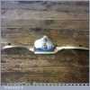 Unusual Vintage Foundry Made Curved Sole Brass Spokeshave