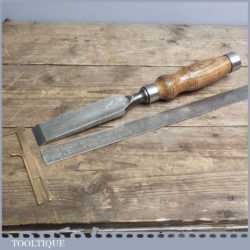 Vintage 1 ½” Heavy Duty framing chisel By Marples Hibernia Works (Shamrock)
