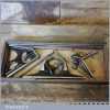 Vintage Boxed Rabone Chesterman Combination Square Protractor Centre Finder