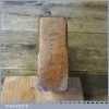 Antique 1 1/8” Beech Wood Rebate Moulding Plane - Good Condition