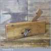Vintage 7/8” Beech Rebate Moulding Plane BH 1968 - Good Condition