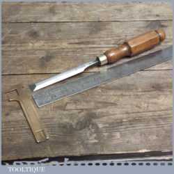 Vintage 5/8” Wide Forged Steel Bevel Edge Chisel By J Howarth