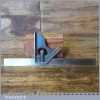 Vintage British Made Cast Steel Adjustable Set Square - Good Condition