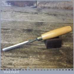 Vintage No: 7 Henry Taylor 7/16” Straight Wood Carving Gouge Chisel