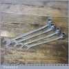 4 No: Draper Open Ended And Socket A/F Spanners - Good Condition