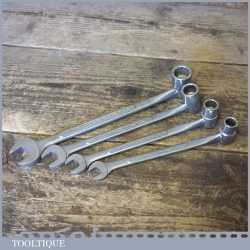 4 No: Draper Open Ended And Socket A/F Spanners - Good Condition