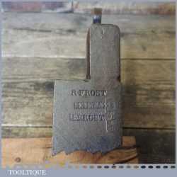 Antique 5/8” Square Ovolo Beech Moulding Plane - Good Condition