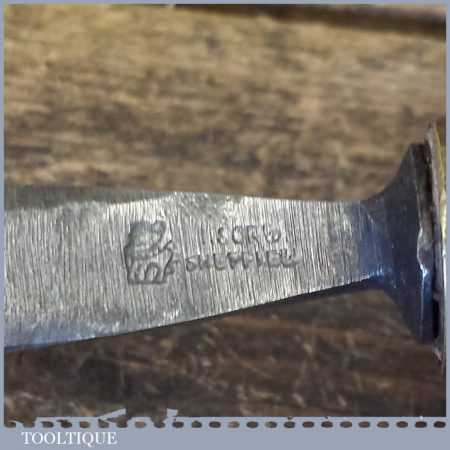 Vintage No: 14 Sorby Mr Punch 1/2” Curved Wood Carving Gouge Chisel ...