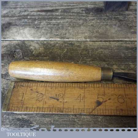 Vintage No: 14 Sorby Mr Punch 1/2” Curved Wood Carving Gouge Chisel ...