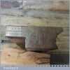Vintage C Nurse & Co 3/8” Ovolo Beech Moulding Plane - Good Condition
