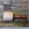 Nice Beechwood 4” Head Woodcarving Mallet Mahogany Handle Unused
