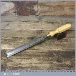 Vintage I Sorby Pattern Makers 1” Bevel Edge Paring Chisel - Sharpened Honed
