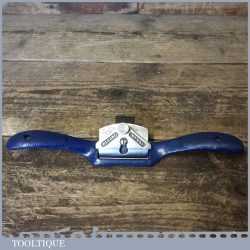 Vintage Record No: 0151 Adjustable Curved Sole Metal Spokeshave - Refurbished