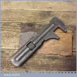 Early Vintage King Dick 5” Adjustable Wrench By Abingdon Ecco 1906-1925