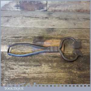 Ornate Antique 18th C Named Decorative Sugar Nippers - Good Condition