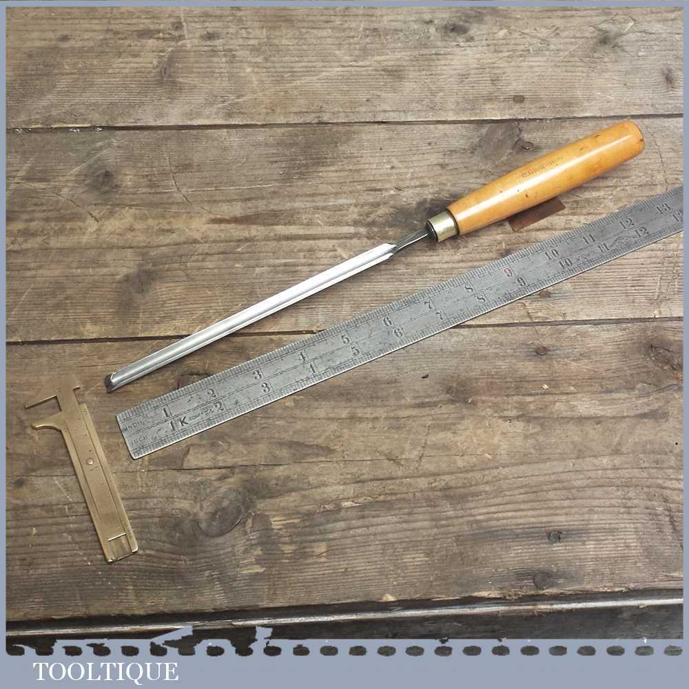 Vintage 3/8" Wide Paring Gouge Chisel By MARPLES & SONS