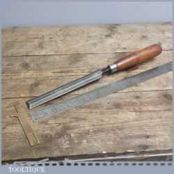 Vintage 1" Wide Bevel Edge Paring Chisel By MARPLES & SONS