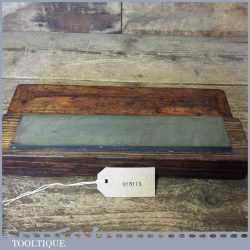 Large Vintage 10” x 2” Natural Llyn Idwal Oil Stone Boxed - Good Condition