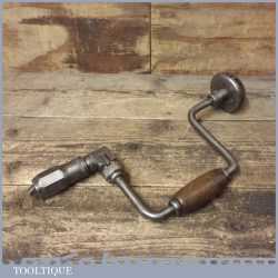 Vintage B&B Carpenters Ratchet Brace With 10” Swing - Broad Arrow