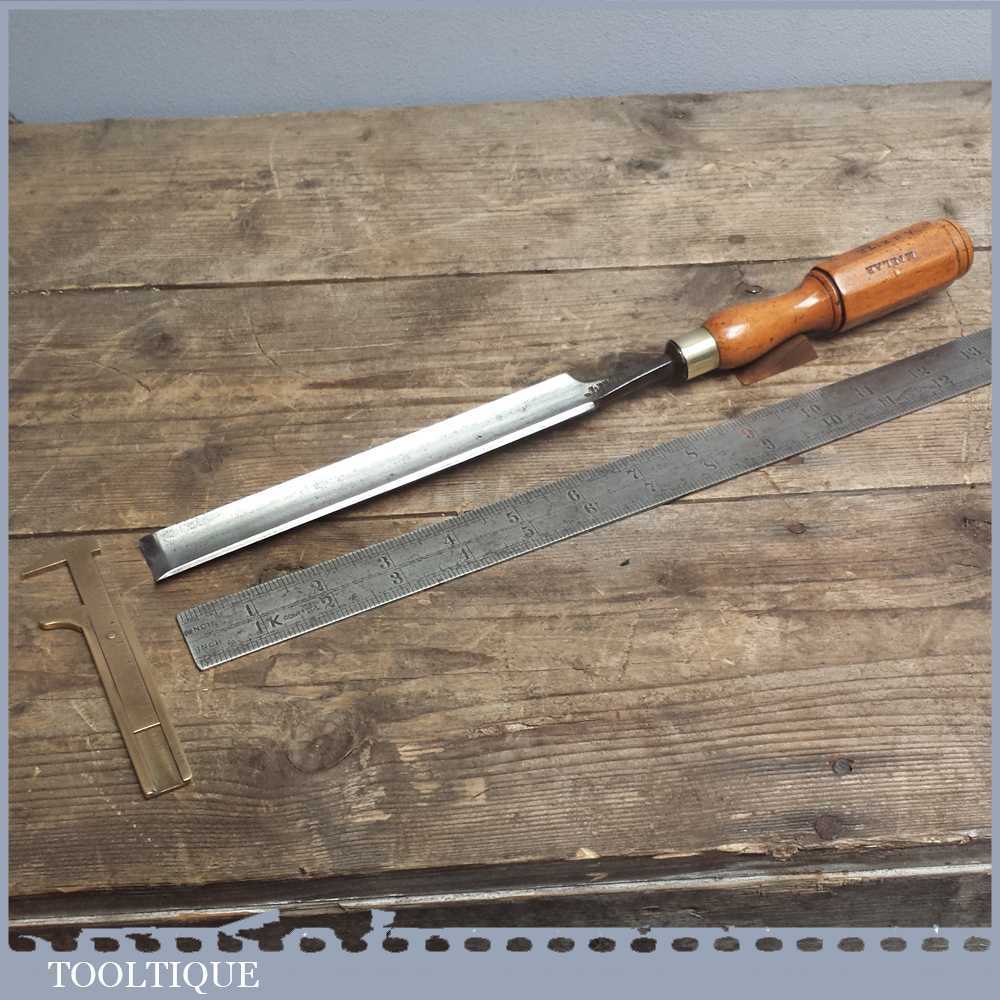 Vintage 1" Wide Straight Gouge Paring Chisel By BUCK