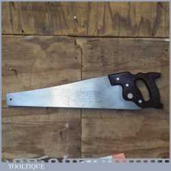 Vintage Sandvik-Disston USA 22” Cross Cut Panel Handsaw 9 TPI - Fully Refurbished