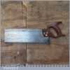 Antique Richard Ibbotson 12” Steel Back Tenon Saw 11 TPI - Fully Refurbished