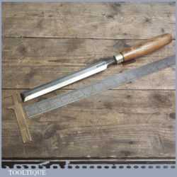 Vintage Forged Steel 1" Bevel Edge Paring Chisel By MARPLES & SONS