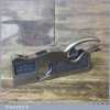 Vintage Record No: 073 Adjustable Throat Shoulder Plane - Fully Refurbished