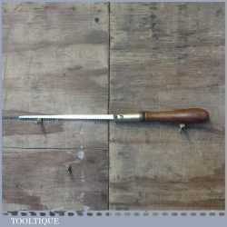 Early Antique Boxwood And Brass Padsaw - Good Condition