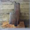 Antique Follow On Centre Reed Beech Moulding Plane - Good Condition