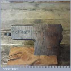 Antique W Dibb York 19th Century Grecian Ogee Beech Moulding Plane