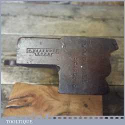 Antique G Eastwood 19th C Lamb’s Tongue Sash Beech Moulding Plane