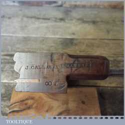 Antique Quirk Ogee Beech Wood Moulding Plane - Good Condition