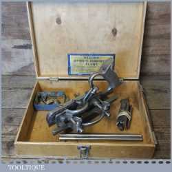 Vintage Boxed Record No: 050A Combination Plough Plane 18 Cutters - Refurbished