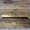 Vintage No: 1621 Hockley Abbey 8” beech Brass Spirit Level - Good Condition