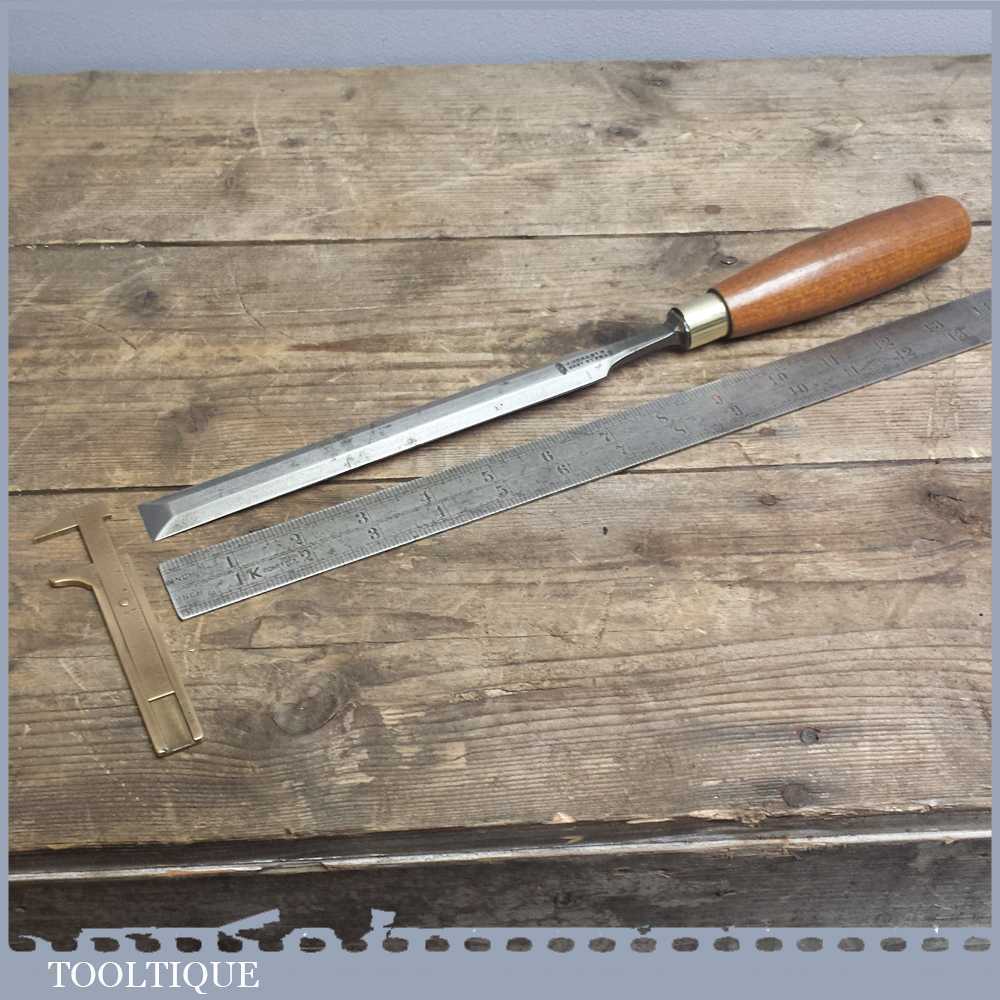 Vintage forged steel 27/32" Bevel Edge paring chisel by JAMES HOWARTH
