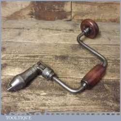 Vintage Millers Falls Co. USA No: 1662 Carpenter’s Ratchet Brace 10" Swing