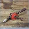 Vintage Stanley No: 03-803 Egg Beater Double Pinion Hand Drill - Good Condition