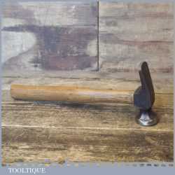 Early Vintage Cobblers Leatherworking Hammer Ash Handle - Good Condition