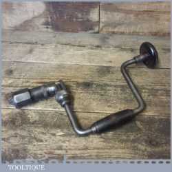 Vintage Stanley No 78 Carpenter’s Ratchet Brace 10" Swing