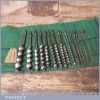 Set 15 No: Vintage Double Spur Screw Auger Bits Various Makers 1/8” – 1 ¼”